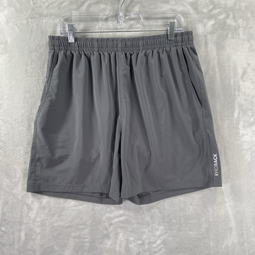 Rhoback Shorts Mens Large All-Active 7" Inseam Lined Modern Athletic Fit Golf
